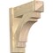 Ekena Millwork Merced Rough Sawn Arts and Crafts Outlooker, Douglas Fir, 6"W x 18"D x 18"H OUT06X18X18MRC03RDF - alternate 1
